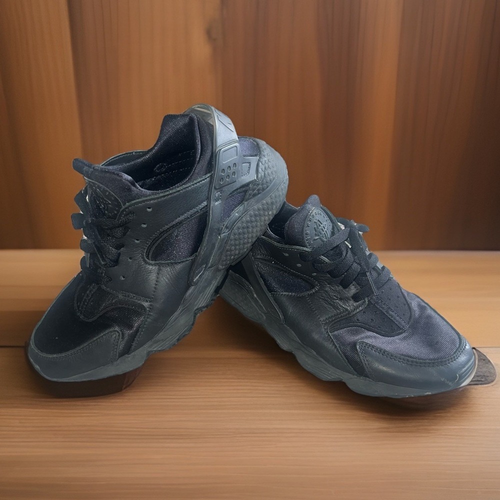 Nike Air Huarache Triple Black - Women's Size‎ 10.5